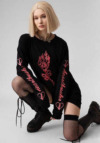 LONG X NYMPHA HEARTBREAKER LONG SLEEVE TEE | SOLD OUT