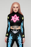 LONG x NYMPHA SEXAGRAM TOP